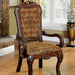 MEDIEVE Cherry Arm Chair, Cherry (2/CTN) - U&U Home Budget Furniture (Carteret, NJ)