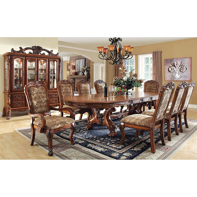 Medieve Antique Oak Hutch & Buffet - U&U Home Budget Furniture (Carteret, NJ)