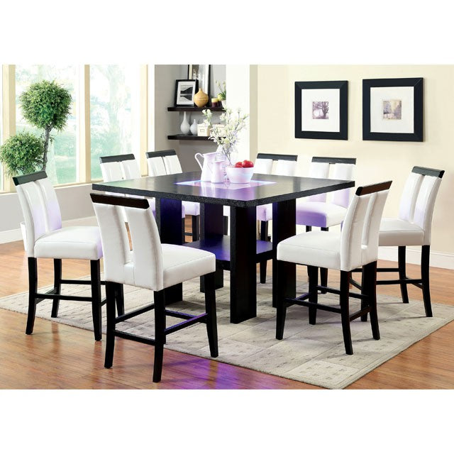 Luminar Counter Ht Table Set - U&U Home Budget Furniture (Carteret, NJ)
