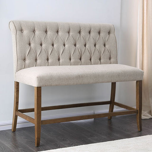 Sania Counter Ht. Bench - U&U Home Budget Furniture (Carteret, NJ)