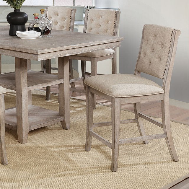 Ledyard Counter Ht. Side Chair (2/Ctn) - U&U Home Budget Furniture (Carteret, NJ)