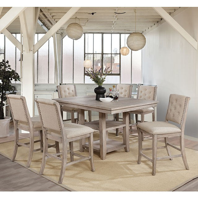 Ledyard Counter Ht. Side Chair (2/Ctn) - U&U Home Budget Furniture (Carteret, NJ)