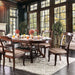 Jordyn Brown Cherry Dining Table - U&U Home Budget Furniture (Carteret, NJ)