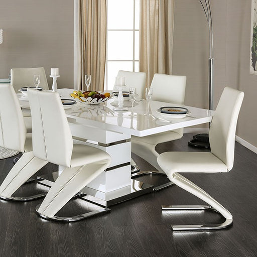 Midvale 7 Pc Dining Table Set - U&U Home Budget Furniture (Carteret, NJ)