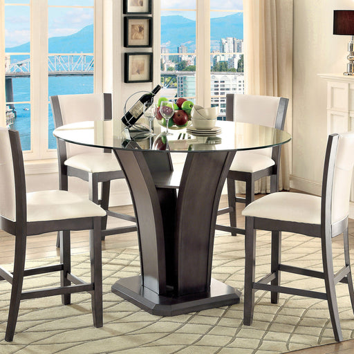 Manhattan 5 Pc Counter Ht Table Set - U&U Home Budget Furniture (Carteret, NJ)