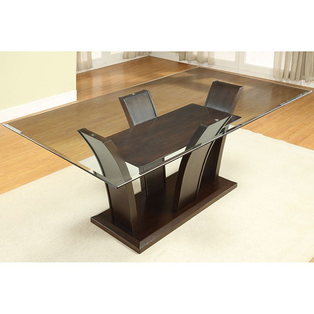 Manhattan 7 Pc Dining Table Set - U&U Home Budget Furniture (Carteret, NJ)
