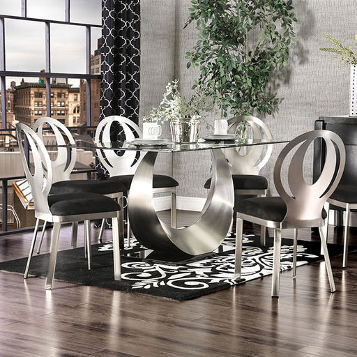 Orla 7 Pc Dining Table Set - U&U Home Budget Furniture (Carteret, NJ)