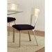 NOVA Silver/Black Side Chair (2/CTN) - U&U Home Budget Furniture (Carteret, NJ)