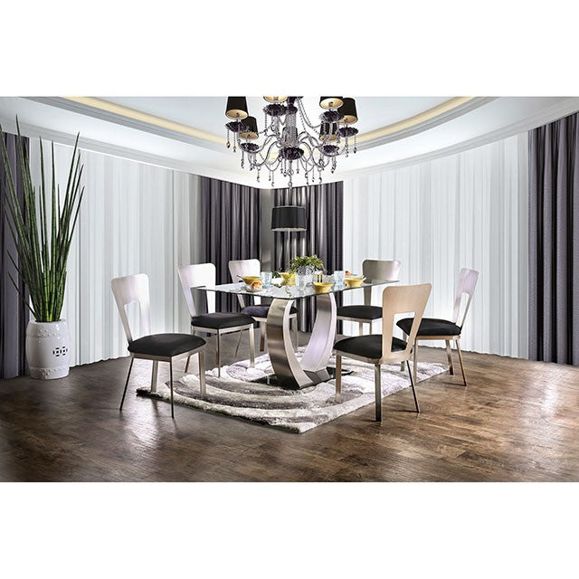 Nova 7 Pc Dining Table Set - U&U Home Budget Furniture (Carteret, NJ)