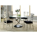 ROXO Silver/Black Side Chair (2/CTN) - U&U Home Budget Furniture (Carteret, NJ)
