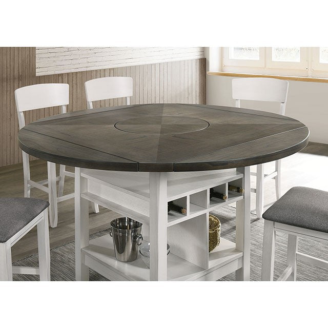 Stacie 7 PC Dining Table Set - U&U Home Budget Furniture (Carteret, NJ)