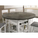 Stacie 7 PC Dining Table Set - U&U Home Budget Furniture (Carteret, NJ)