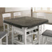 Stacie 7 PC Dining Table Set - U&U Home Budget Furniture (Carteret, NJ)