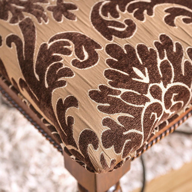 Lucie Brown Cherry Side Chair (2/CTN) - U&U Home Budget Furniture (Carteret, NJ)