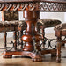 Lucie Brown Cherry Dining Table - U&U Home Budget Furniture (Carteret, NJ)