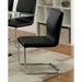LODIA I Black/Silver Side Chair - U&U Home Budget Furniture (Carteret, NJ)