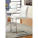 LODIA II White Counter Ht. Chair - U&U Home Budget Furniture (Carteret, NJ)