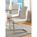 LODIA I White Side Chair - U&U Home Budget Furniture (Carteret, NJ)