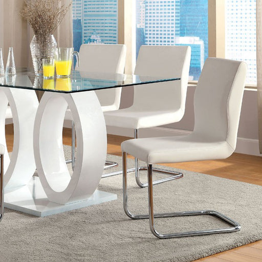 Lodia 7 Pc Dining Table Set - U&U Home Budget Furniture (Carteret, NJ)