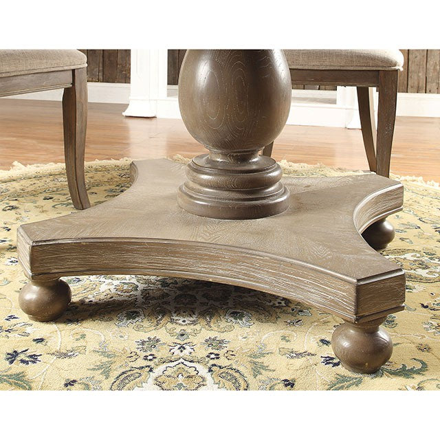 Kathryn 5 Pc Dining Table Set Rustic - U&U Home Budget Furniture (Carteret, NJ)