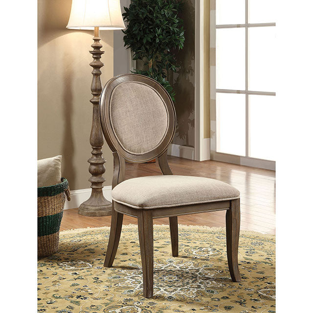 Kathryn 5 Pc Dining Table Set Rustic - U&U Home Budget Furniture (Carteret, NJ)