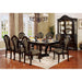 Rosalina Walnut/Beige Side Chair (2/CTN) - U&U Home Budget Furniture (Carteret, NJ)