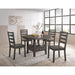 Caprice Dining Table Grey - U&U Home Budget Furniture (Carteret, NJ)