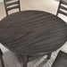 Caprice Dining Table Grey - U&U Home Budget Furniture (Carteret, NJ)