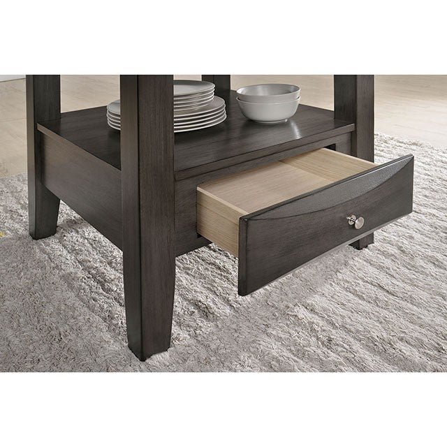 Caprice Dining Table Grey - U&U Home Budget Furniture (Carteret, NJ)