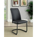 Saskia Dark Gray/Black Side Chair (2/CTN) - U&U Home Budget Furniture (Carteret, NJ)