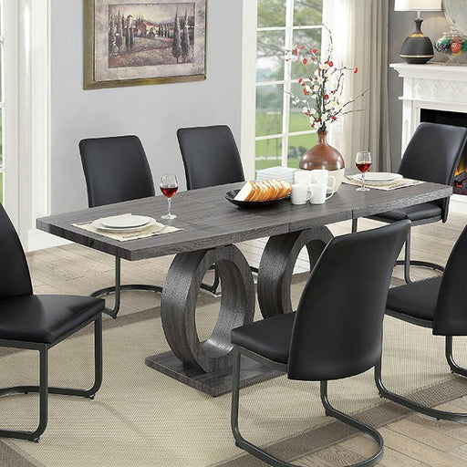 Saskia 7 Pc Dining Table Set - U&U Home Budget Furniture (Carteret, NJ)