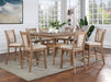 Upminster 7 Pc Counter Ht Table Set - U&U Home Budget Furniture (Carteret, NJ)