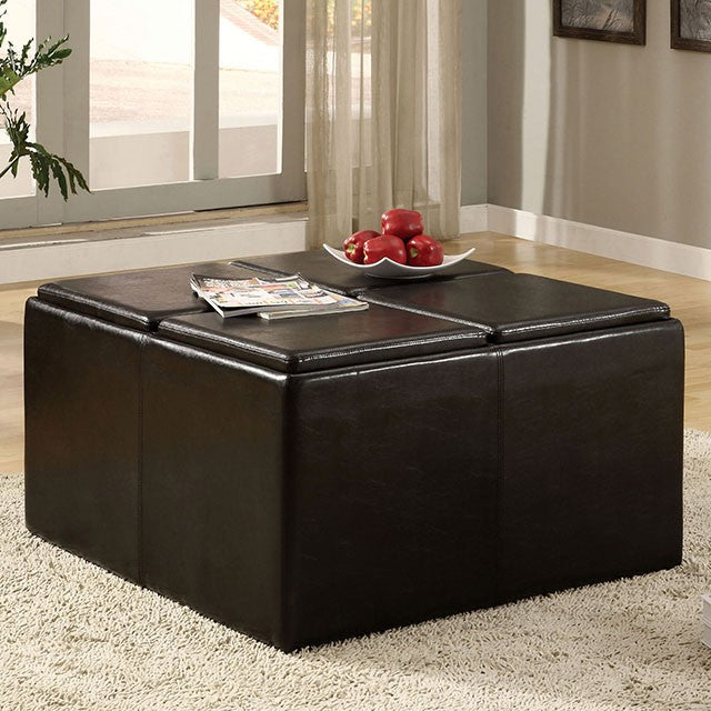 Holloway Nested Ottoman - U&U Home Budget Furniture (Carteret, NJ)