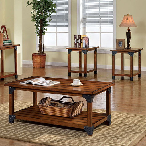 Bozeman 3 Pc. Table Set 6 - U&U Home Budget Furniture (Carteret, NJ)