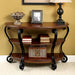 MAY Brown Cherry Sofa Table - U&U Home Budget Furniture (Carteret, NJ)