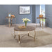 Wicklow 3 Pc. Table Set, Champagne - U&U Home Budget Furniture (Carteret, NJ)