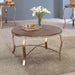 Wicklow 3 Pc. Table Set, Champagne - U&U Home Budget Furniture (Carteret, NJ)