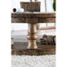 Mika Antique Oak End Table - U&U Home Budget Furniture (Carteret, NJ)