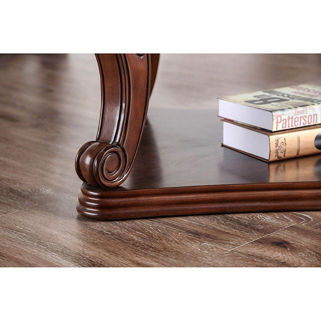 Walworth Dark Oak End Table - U&U Home Budget Furniture (Carteret, NJ)