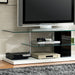 Neapoli Black/White 63" TV Console - U&U Home Budget Furniture (Carteret, NJ)