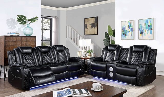Lubeck Power Loveseat - U&U Home Budget Furniture (Carteret, NJ)