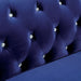 Jolanda Chair Blue & Grey - U&U Home Budget Furniture (Carteret, NJ)