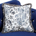 Jolanda Chair Blue & Grey - U&U Home Budget Furniture (Carteret, NJ)