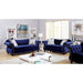 Jolanda Chair Blue & Grey - U&U Home Budget Furniture (Carteret, NJ)
