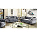 Jolanda Chair Blue & Grey - U&U Home Budget Furniture (Carteret, NJ)