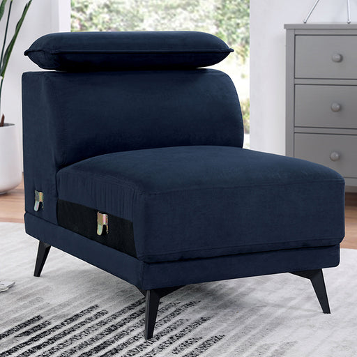 Napanee Armless Chair - U&U Home Budget Furniture (Carteret, NJ)