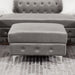 Ciabattoni Ottoman - U&U Home Budget Furniture (Carteret, NJ)