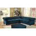 Stanford Armless Chair Teal - U&U Home Budget Furniture (Carteret, NJ)