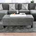 Lowry Ottoman - U&U Home Budget Furniture (Carteret, NJ)