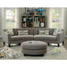 SARIN Warm Gray Sectional - U&U Home Budget Furniture (Carteret, NJ)